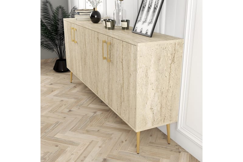 Levents Konsollbord 180 cm - Beige - Möbler - Vardagsrum - Soffbord & vardagsrumsbord - Avlastningsbord & konsolbord