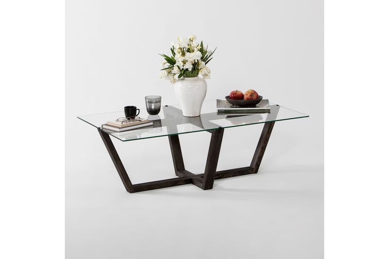 LIEPENE Soffbord 105x65 cm Svart - Möbler - Vardagsrum - Soffbord & vardagsrumsbord - Soffbord