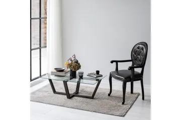 Liepene Soffbord 105x65 cm Svart - Hanah Home - Möbler - Vardagsrum - Soffbord & vardagsrumsbord - Soffbord