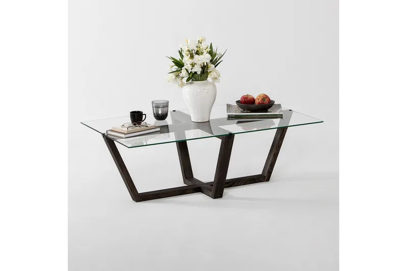 Liepene Soffbord 105x65 cm Svart - Hanah Home - Möbler - Vardagsrum - Soffbord & vardagsrumsbord - Soffbord