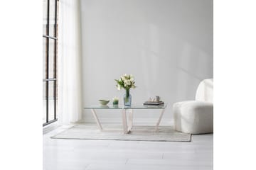 Liepene Soffbord 105x65 cm Vit - Hanah Home - Möbler - Vardagsrum - Soffbord & vardagsrumsbord - Soffbord