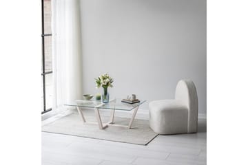 Liepene Soffbord 105x65 cm Vit - Hanah Home - Möbler - Vardagsrum - Soffbord & vardagsrumsbord - Soffbord