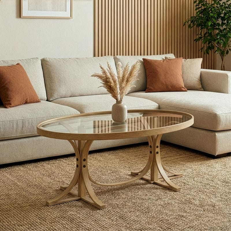 Lirena Soffbord 112 cm - Ek - Möbler - Vardagsrum - Soffbord & vardagsrumsbord - Soffbord