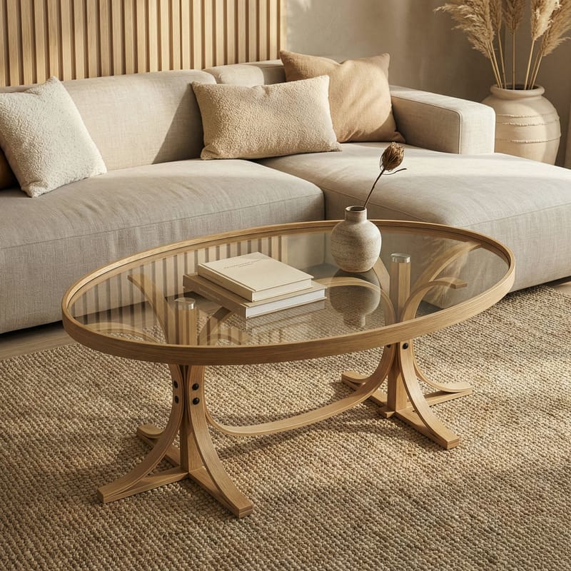 Lirena Soffbord 112 cm - Ek - Möbler - Vardagsrum - Soffbord & vardagsrumsbord - Soffbord