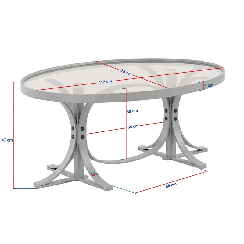 Lirena Soffbord 112 cm - Ek - Möbler - Vardagsrum - Soffbord & vardagsrumsbord - Soffbord