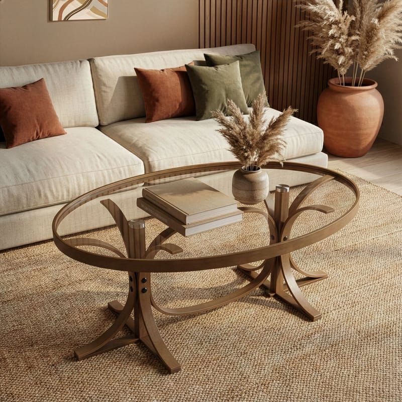 Lirena Soffbord 112 cm - Valnöt - Möbler - Vardagsrum - Soffbord & vardagsrumsbord - Soffbord