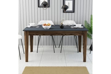 Lissione Matbord 145x88 cm Brun/Svart - Hanah Home - Möbler - Matplats - Matbord & köksbord