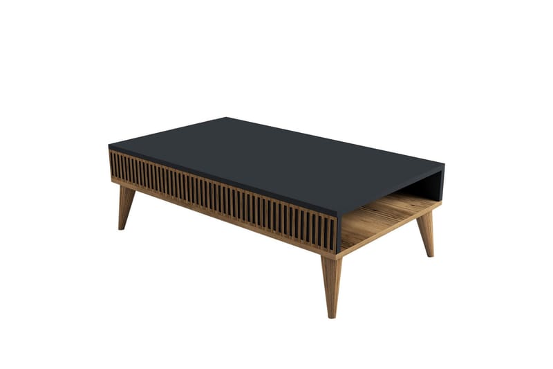 Lissione Soffbord 105 cm, Valnöt/Antracit