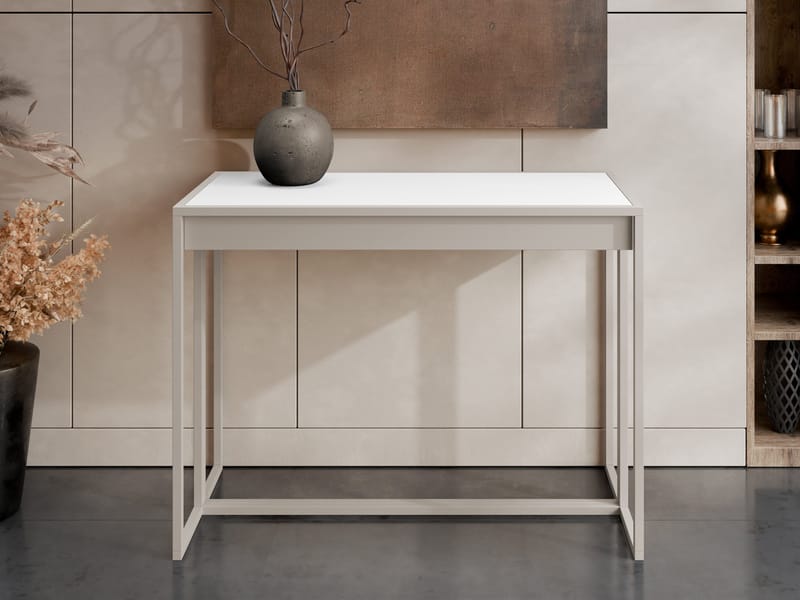 Lofte Konsolbord 104 cm - beige, vit - Möbler - Vardagsrum - Soffbord & vardagsrumsbord - Avlastningsbord & konsolbord