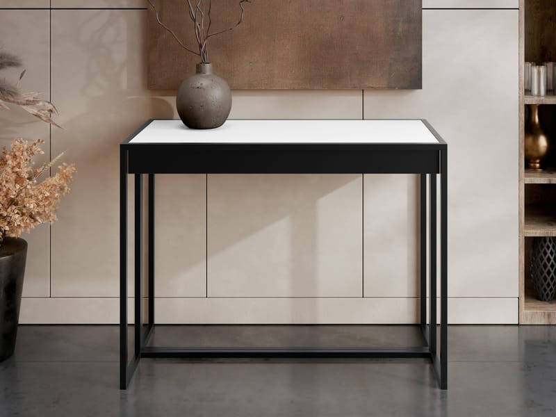 Lofte Konsolbord 104 cm - svart, vit - Möbler - Vardagsrum - Soffbord & vardagsrumsbord - Avlastningsbord & konsolbord