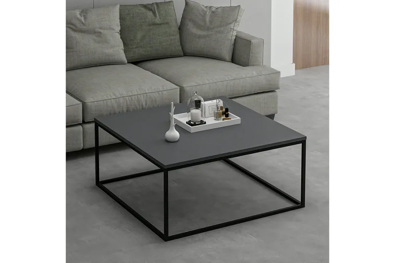 Loni Soffbord 90 cm - Antracit - Möbler - Vardagsrum - Soffbord & vardagsrumsbord - Soffbord