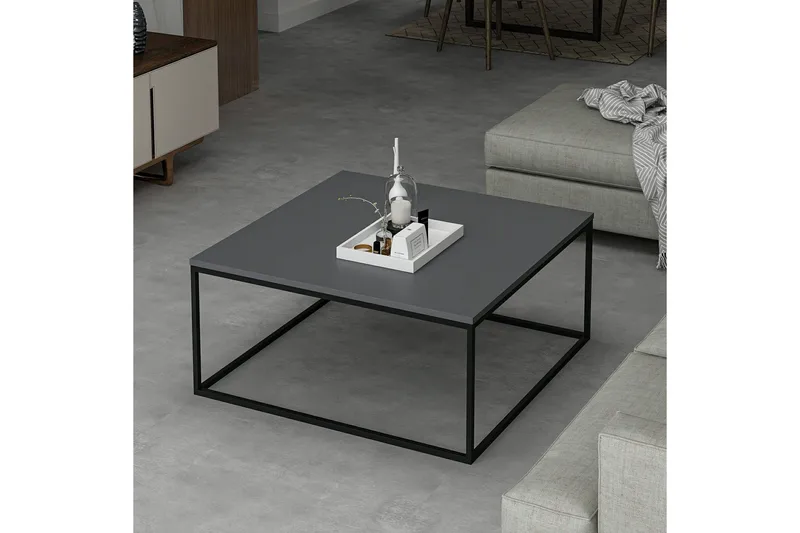 Loni Soffbord 90 cm - Antracit - Möbler - Vardagsrum - Soffbord & vardagsrumsbord - Soffbord