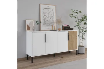 Lorien Konsollbord 150 cm - Vit/Ek - Möbler - Vardagsrum - Soffbord & vardagsrumsbord - Avlastningsbord & konsolbord