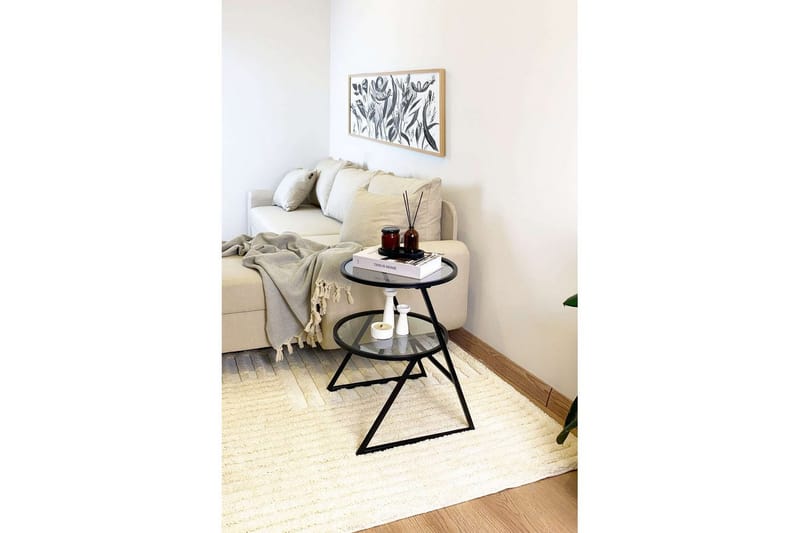 Lorigulla Sidobord 42x35 cm - Svart - Möbler - Vardagsrum - Soffbord & vardagsrumsbord - Brickbord