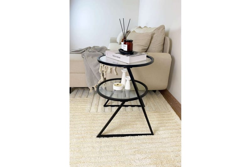 Lorigulla Sidobord 42x35 cm - Svart - Möbler - Vardagsrum - Soffbord & vardagsrumsbord - Brickbord