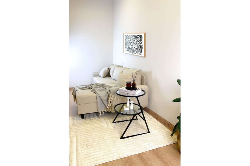 Lorigulla Sidobord 42x35 cm - Svart - Möbler - Vardagsrum - Soffbord & vardagsrumsbord - Brickbord