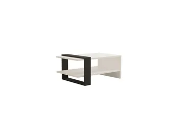 Lorva Soffbord 80 cm - Antracit/Vit - Möbler - Vardagsrum - Soffbord & vardagsrumsbord - Soffbord