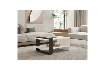 Lorva Soffbord 80 cm - Antracit/Vit - Möbler - Vardagsrum - Soffbord & vardagsrumsbord - Soffbord