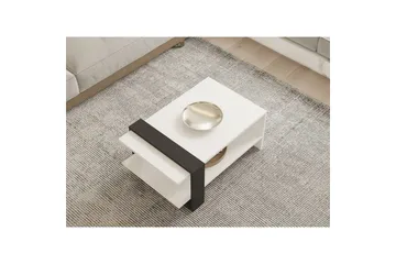 Lorva Soffbord 80 cm - Antracit/Vit - Möbler - Vardagsrum - Soffbord & vardagsrumsbord - Soffbord