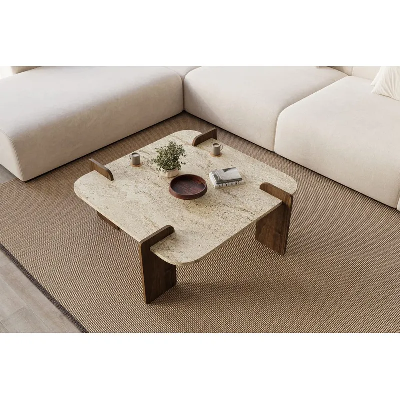 Lorvenor Soffbord 90 cm - Mörkbrun - Möbler - Vardagsrum - Soffbord & vardagsrumsbord - Soffbord