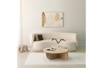 Louvrall Soffbord 90 cm - Beige - Möbler - Vardagsrum - Soffbord & vardagsrumsbord - Satsbord