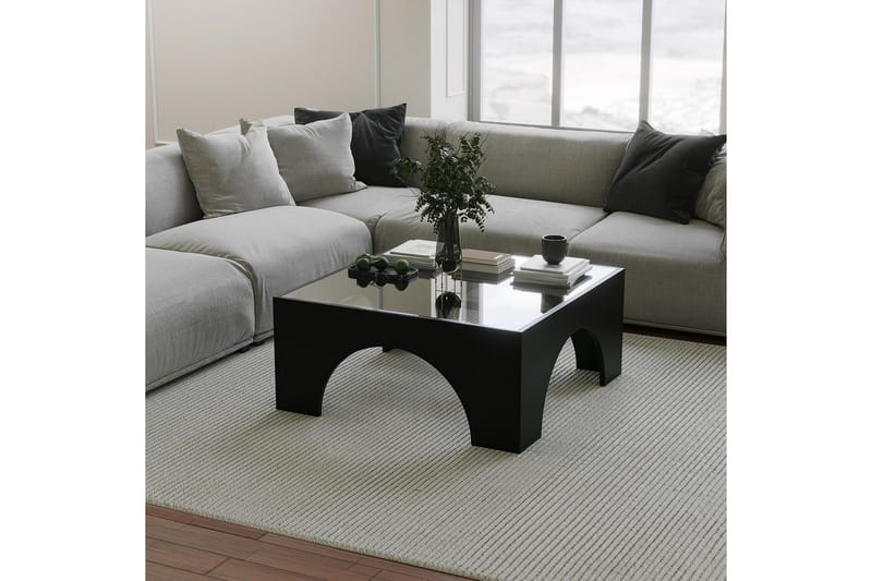 Lowan Soffbord 80 cm - Svart - Möbler - Vardagsrum - Soffbord & vardagsrumsbord - Soffbord