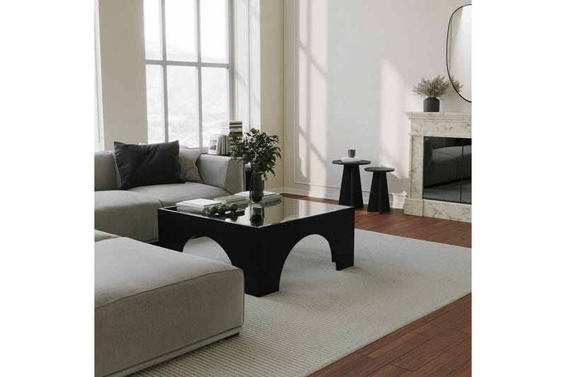 Lowan Soffbord 80 cm - Svart - Möbler - Vardagsrum - Soffbord & vardagsrumsbord - Soffbord