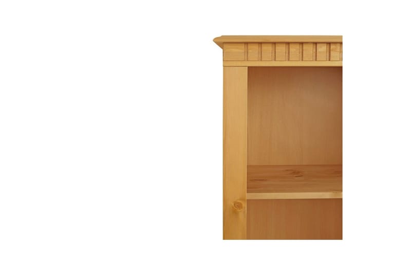 Lowboard Golvstående Tv Bänk 94 cm med Förvaring i Furu - Honungsbrun - Möbler - Vardagsrum - Tv-möbler & mediamöbler - Tv-bänkar