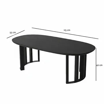 Lumor Soffbord 120x40x60 cm - Antracit - Möbler - Vardagsrum - Soffbord & vardagsrumsbord - Soffbord