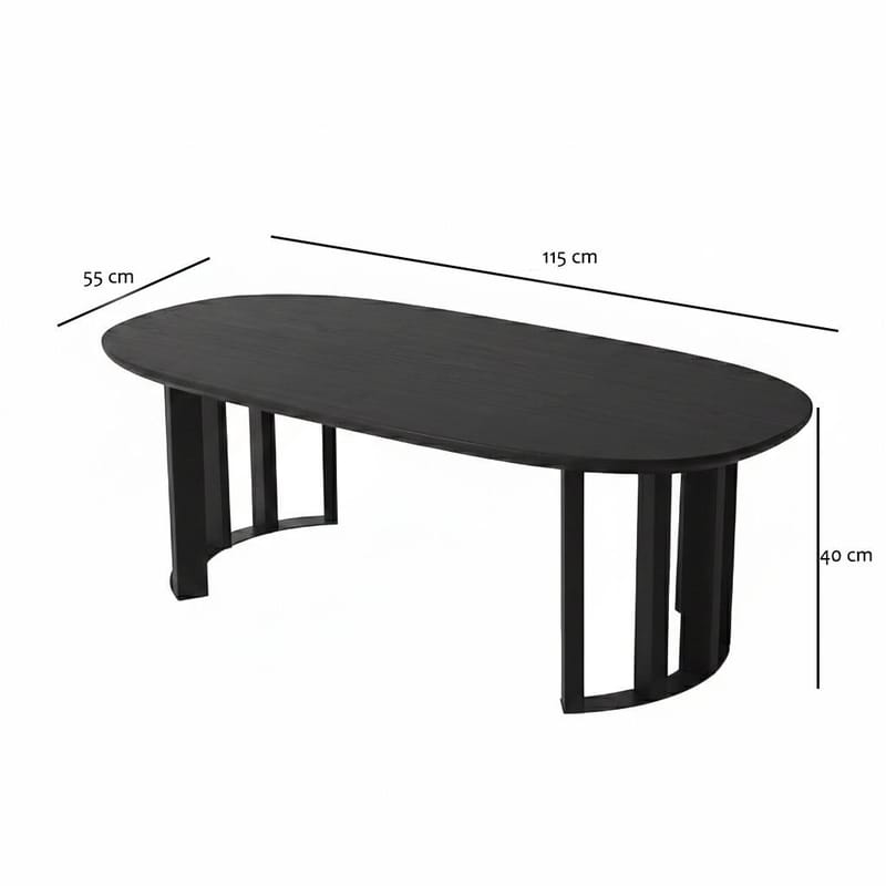 Lumor Soffbord 120x40x60 cm - Valnöt - Möbler - Vardagsrum - Soffbord & vardagsrumsbord - Soffbord