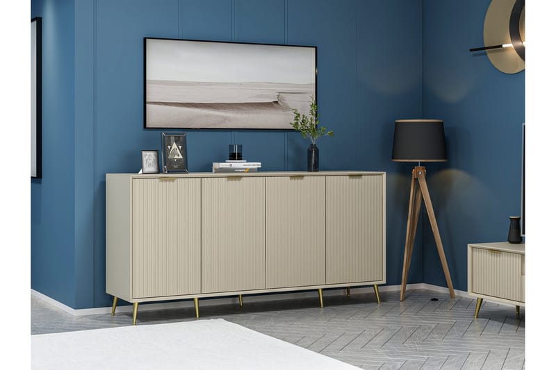Luxe Konsollbord 180 cm - Sandsten - Möbler - Vardagsrum - Soffbord & vardagsrumsbord - Avlastningsbord & konsolbord