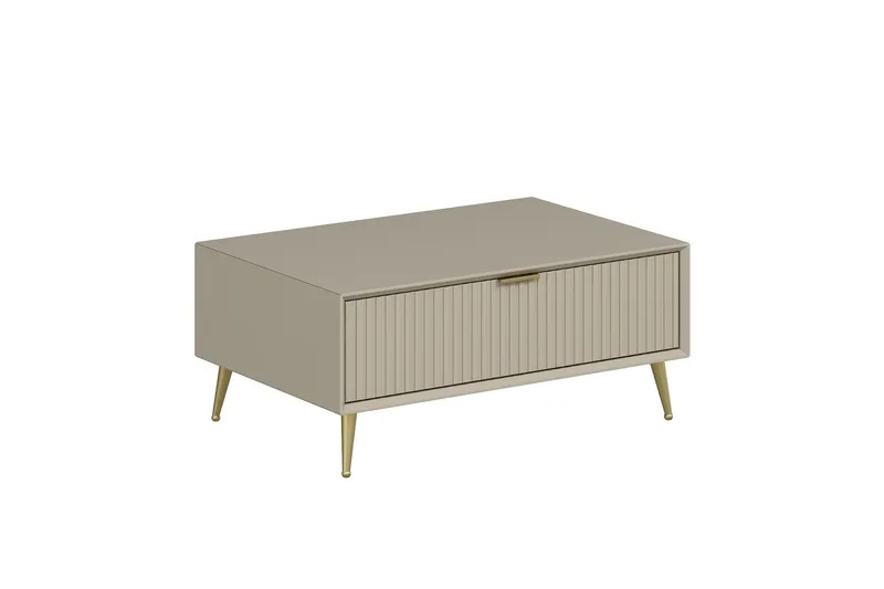 Luxe Soffbord 90 cm - Sandsten - Möbler - Vardagsrum - Soffbord & vardagsrumsbord - Soffbord