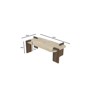 Lyren Soffbord 120 cm - Brun/Mörkbrun - Möbler - Vardagsrum - Soffbord & vardagsrumsbord - Soffbord