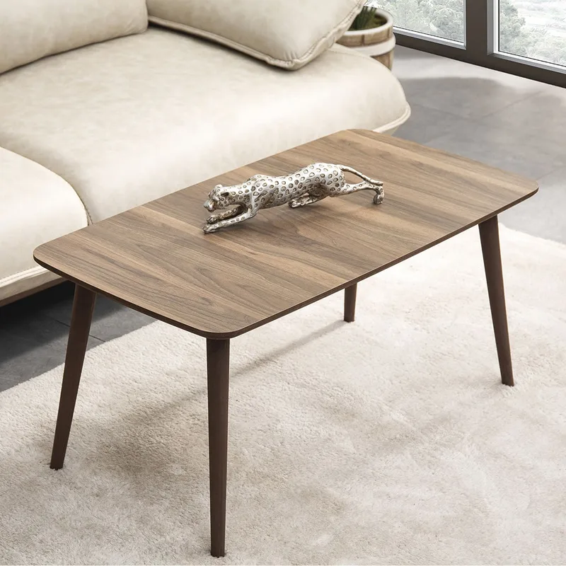 Lyvenn Soffbord 100 cm Rektangulär - Valnöt - Möbler - Vardagsrum - Soffbord & vardagsrumsbord - Soffbord