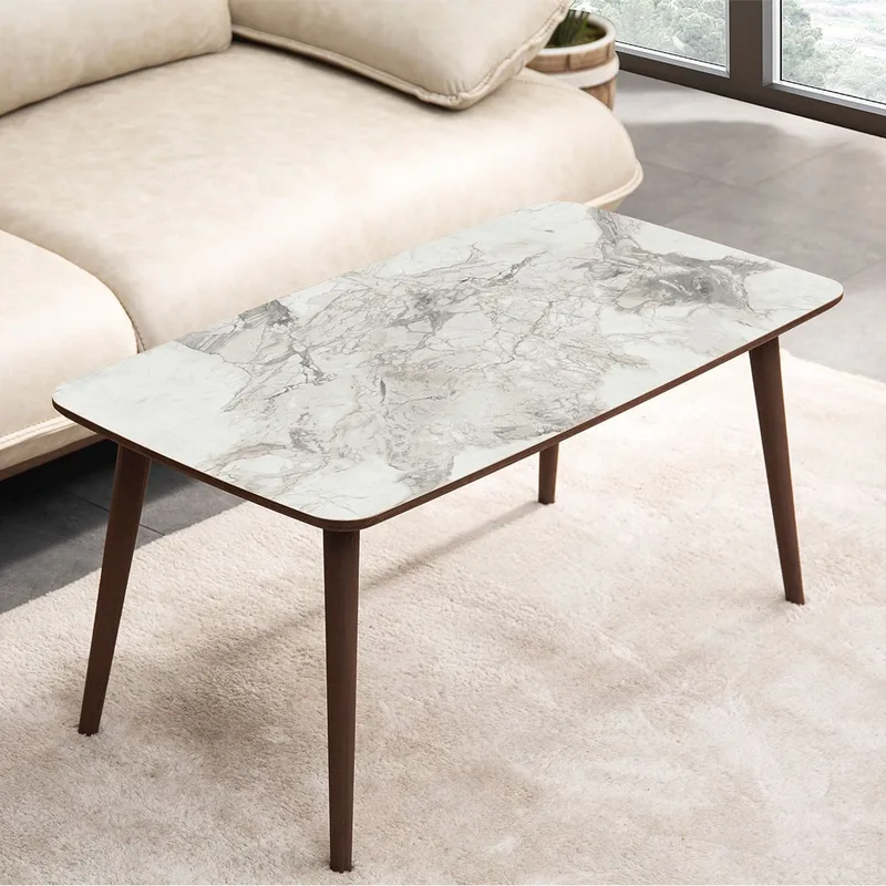 Lyvenn Soffbord 100 cm Rektangulär - Vit - Möbler - Vardagsrum - Soffbord & vardagsrumsbord - Soffbord