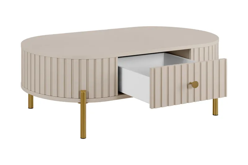 Maggio Soffbord 100x55 cm - Vit - Möbler - Vardagsrum - Soffbord & vardagsrumsbord - Soffbord