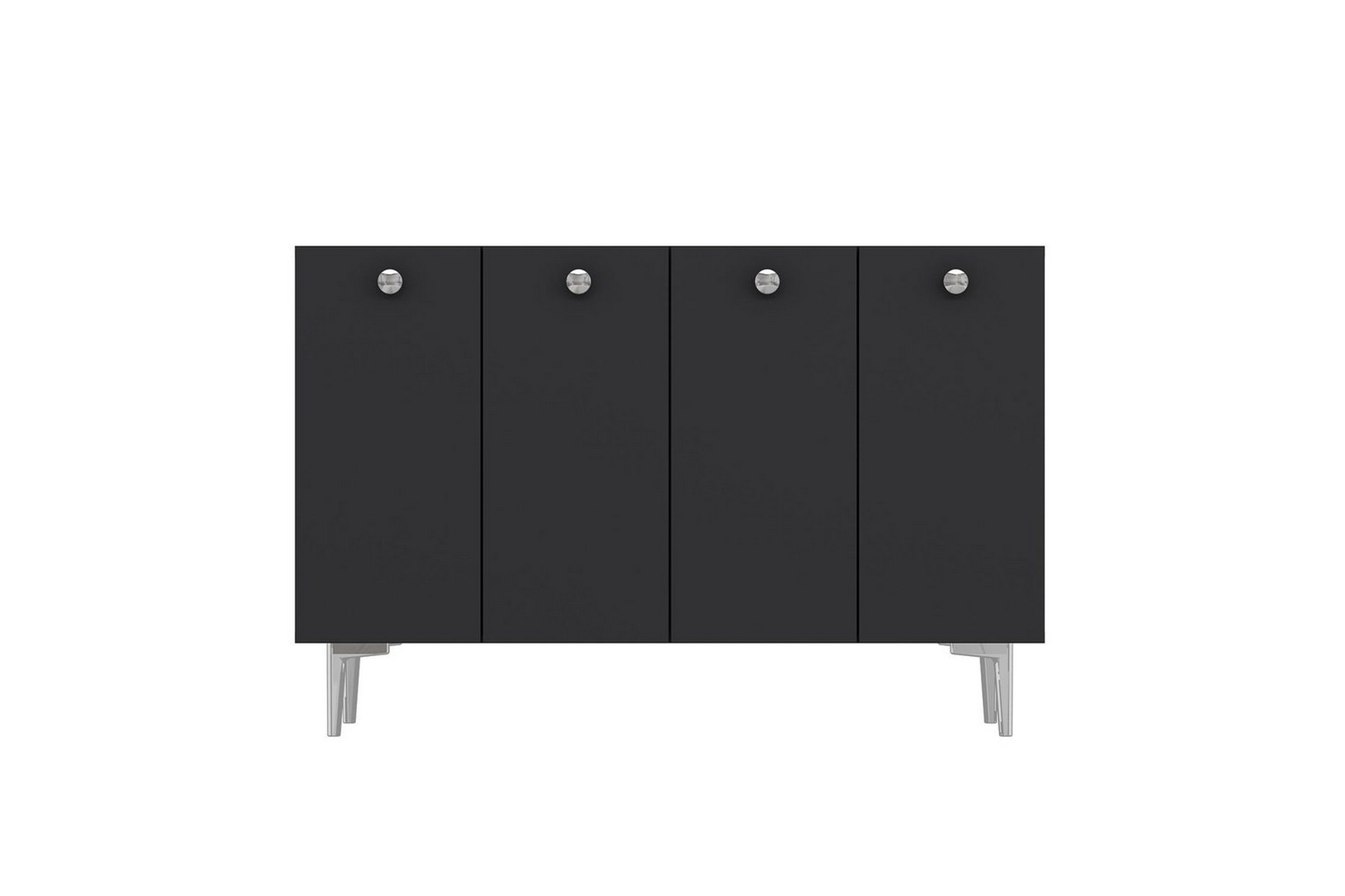 mangvar konsollbord 120 cm - antracit/silver