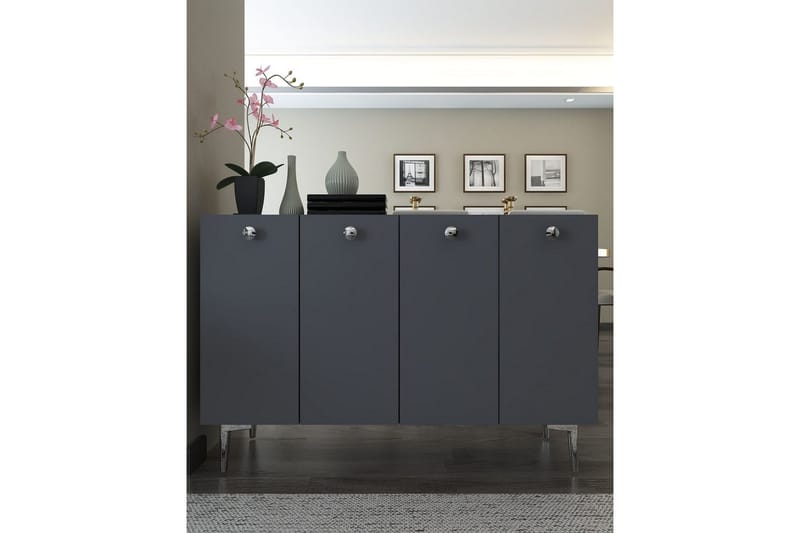 Mangvar Konsollbord 120 cm - Antracit/Silver - Möbler - Vardagsrum - Soffbord & vardagsrumsbord - Avlastningsbord & konsolbord