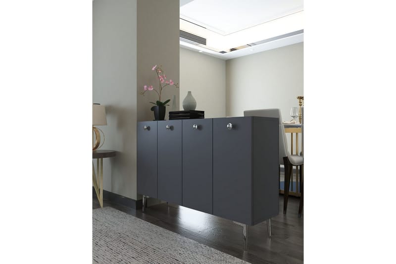 Mangvar Konsollbord 120 cm - Antracit/Silver - Möbler - Vardagsrum - Soffbord & vardagsrumsbord - Avlastningsbord & konsolbord