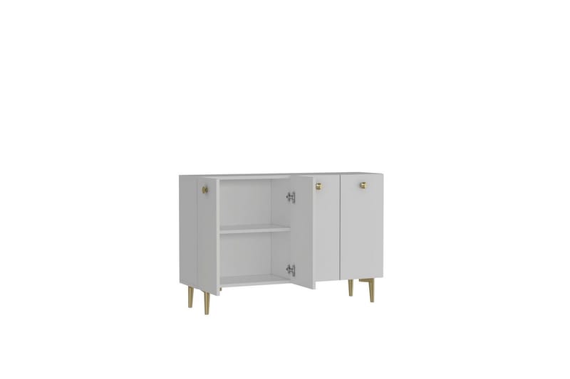Mangvar Konsollbord 120 cm - Vit/Guld - Möbler - Vardagsrum - Soffbord & vardagsrumsbord - Avlastningsbord & konsolbord