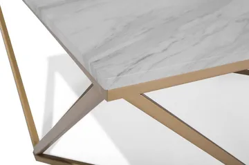 Malibu Soffbord 80 cm - Vit - Möbler - Vardagsrum - Soffbord & vardagsrumsbord - Soffbord