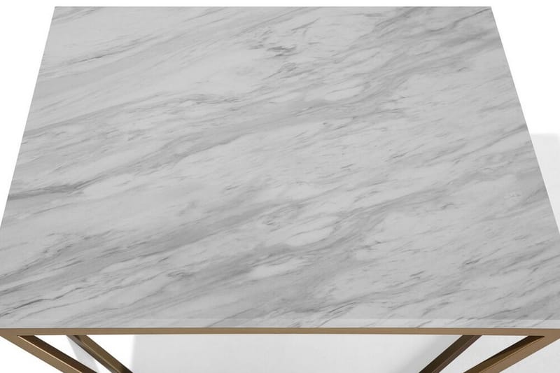 Malibu Soffbord 80 cm - Vit - Möbler - Vardagsrum - Soffbord & vardagsrumsbord - Soffbord