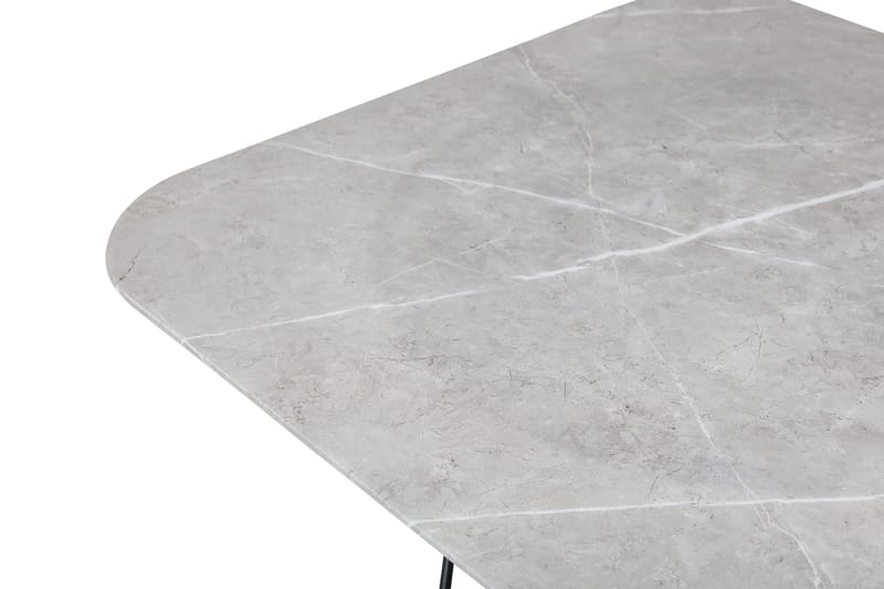 Tristar Soffbord 80 cm - Marmor/Grå/Svart - Möbler - Vardagsrum - Soffbord & vardagsrumsbord - Marmorbord