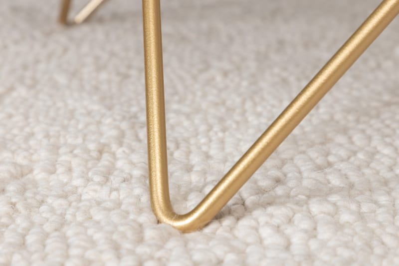 Tristar Soffbord 80 cm - Marmor/Svart/Mässing - Möbler - Vardagsrum - Soffbord & vardagsrumsbord - Soffbord