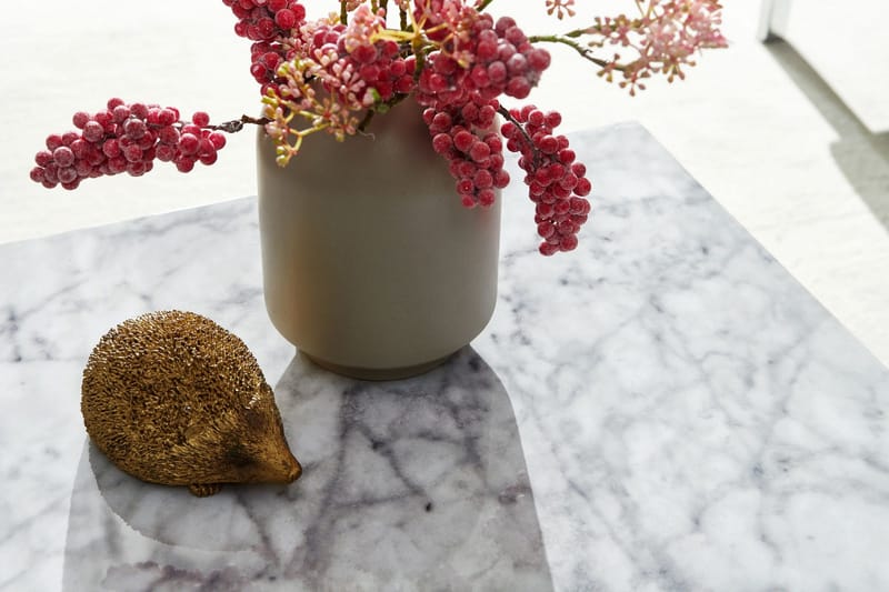 Willowdale Soffbord 60 cm Marmormönster - Vit/Grå - Möbler - Vardagsrum - Soffbord & vardagsrumsbord - Marmorbord