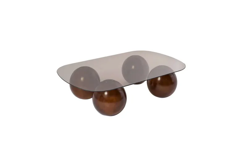 Maroulburg Soffbord 118 cm, Brons/Brun