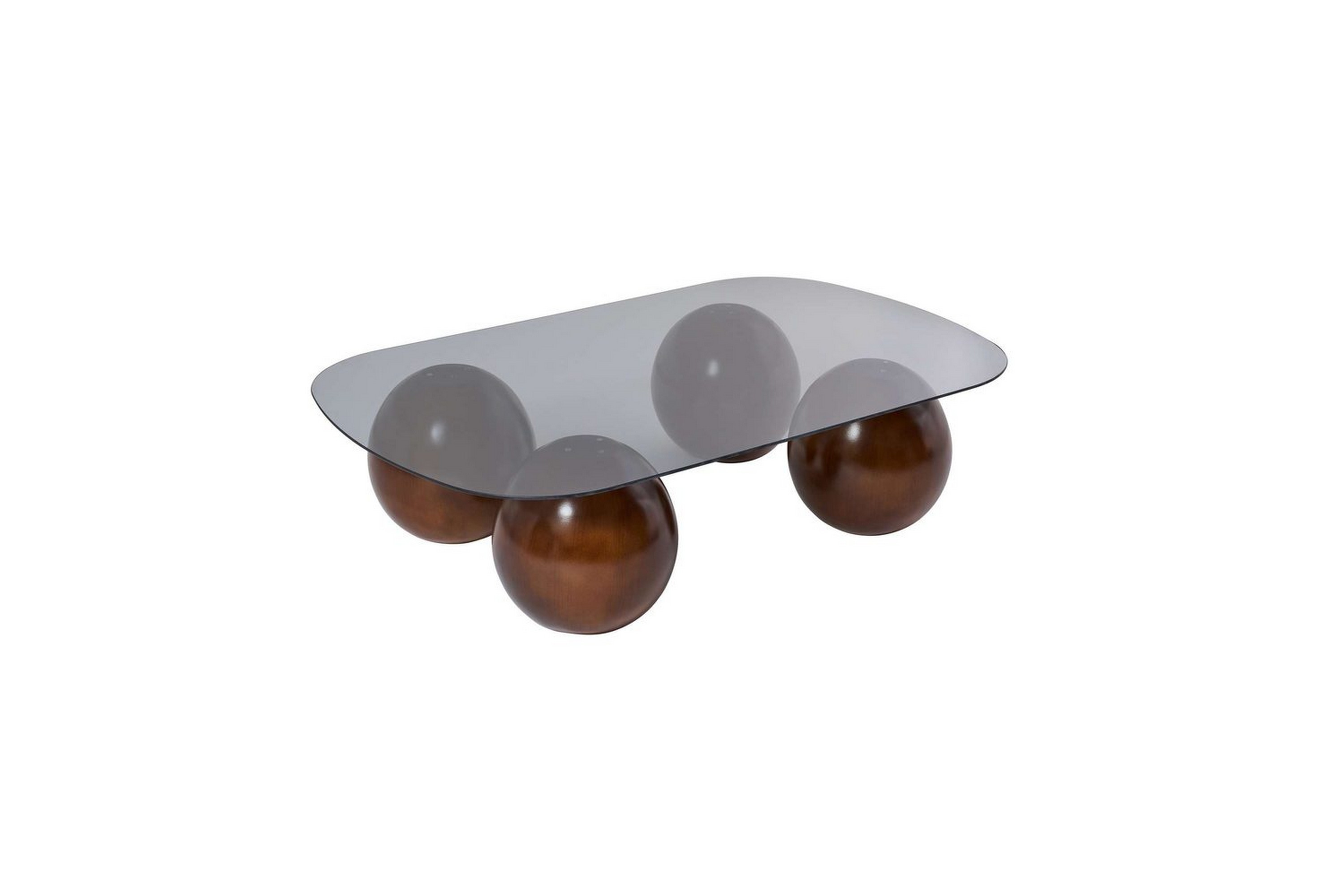 maroulburg soffbord 118 cm - grå/brun