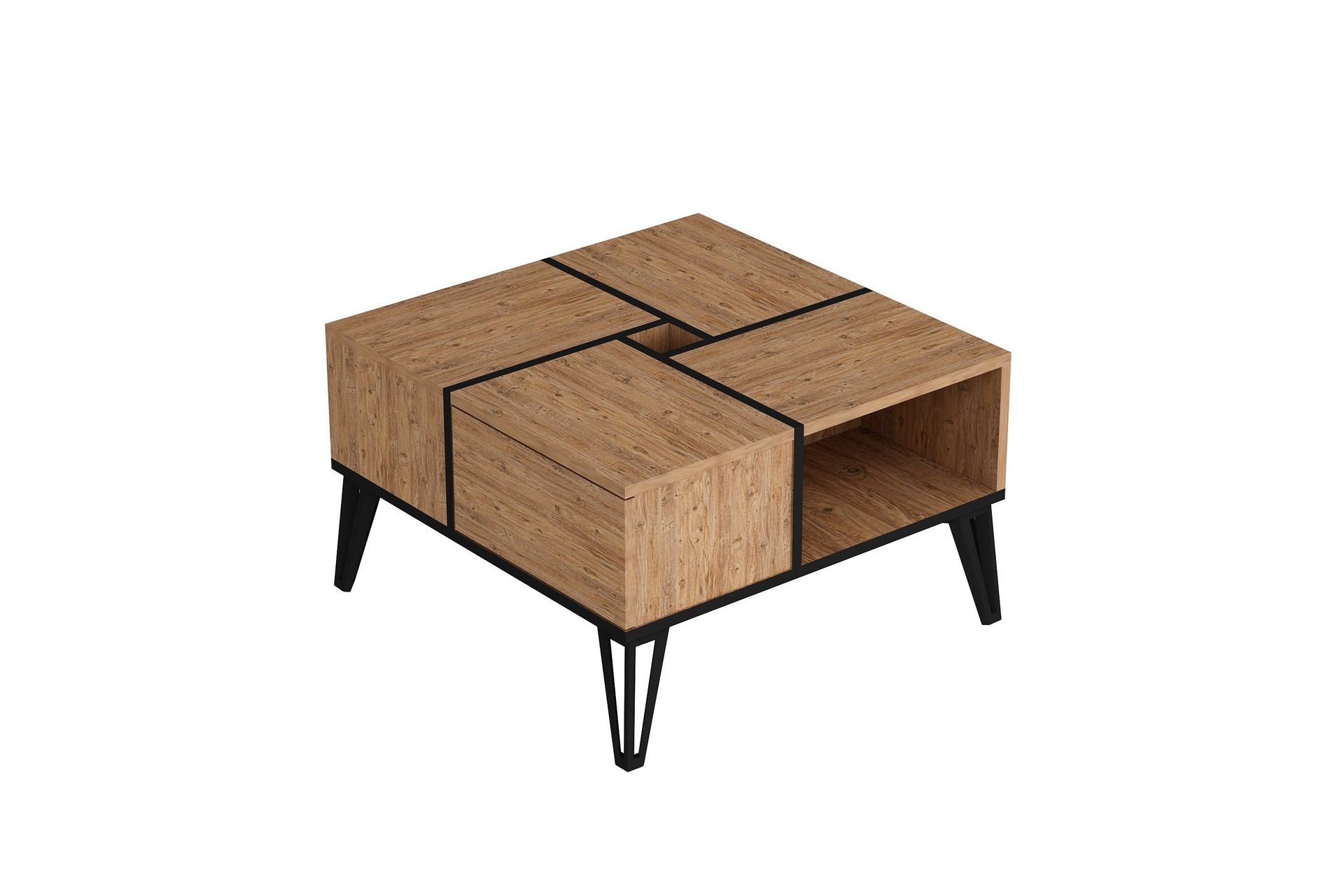 Masaaki Soffbord 72 cm - Brun/Svart