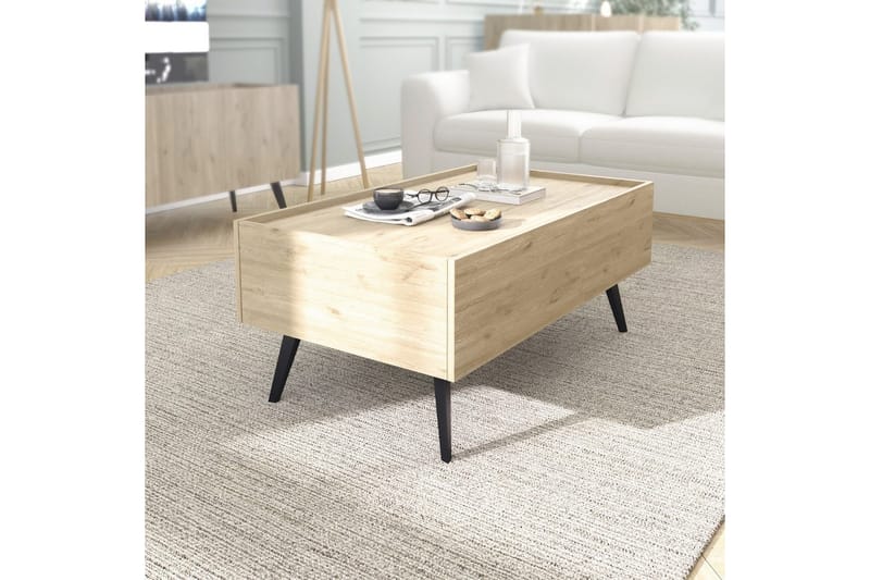 Masao Soffbord 102 cm - Ljusbrun - Möbler - Vardagsrum - Soffbord & vardagsrumsbord - Soffbord
