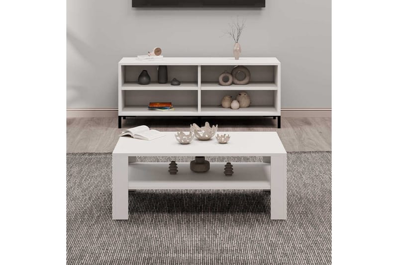 Masao Soffbord 110 cm - Vit - Möbler - Vardagsrum - Soffbord & vardagsrumsbord - Soffbord